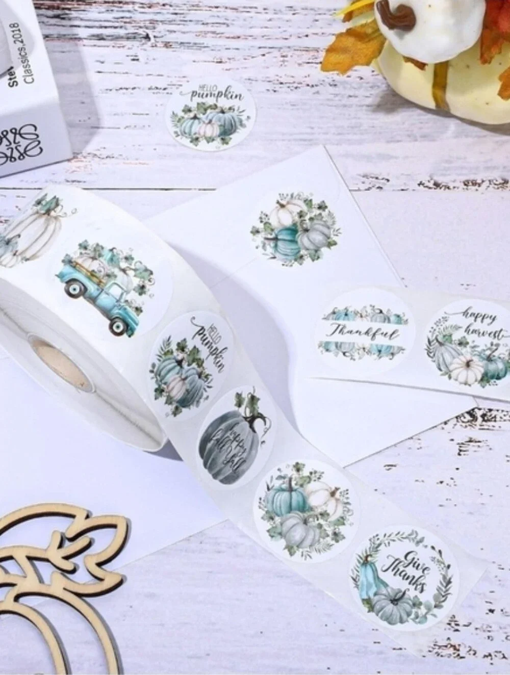 50 Autumn Pumpkin Stickers
